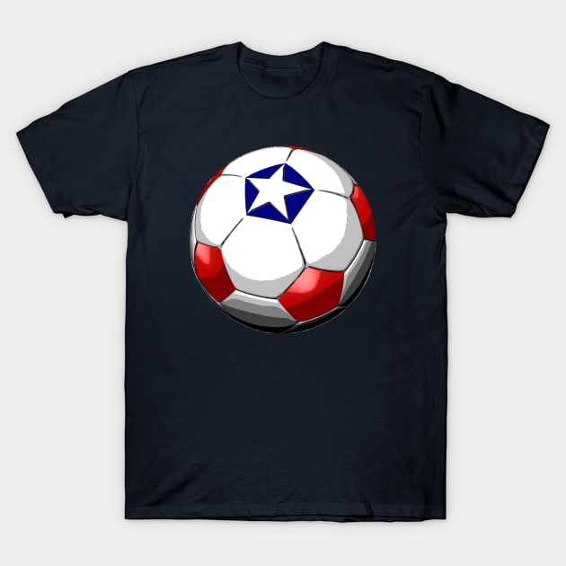 Chile Soccer T-Shirt by asaiphoto